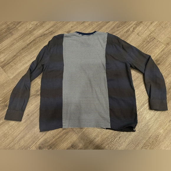 Reworked stripped Japanese Coca Cola long sleeve flannel tee - Picture 3 of 5